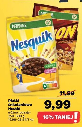 Netto Płatki śniadaniowe nesquik oferta