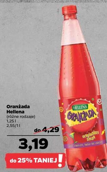 Netto Oranżada czerwona hellena oferta