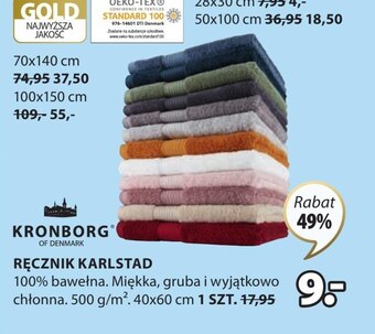 JYSK Ręcznik kronborg oferta