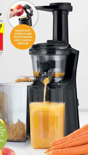 Lidl Wyciskarka wolnoobrotowa silvercrest oferta
