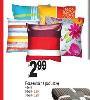 E.Leclerc Poszewka na poduszke 70 x 80 cm oferta