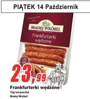E.Leclerc Frankfurterki wędzone madej & wróbel oferta