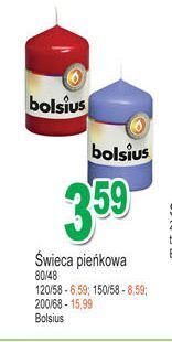 Świeca pieńkowa 120/58 mm bolsius