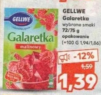 Kaufland Gellwe galaretka 72/75g oferta
