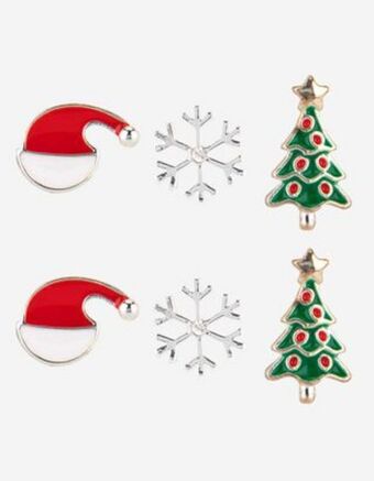 Takko Fashion Dział damski kolczyki - 3 szt. w opakowaniu oferta