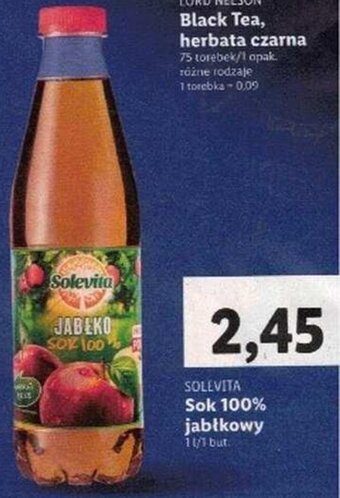 Lidl Solevita Sok 100% jabłkowy oferta