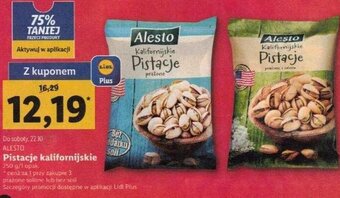 Lidl Alesto Pistacje kalifornijskie 250 g oferta