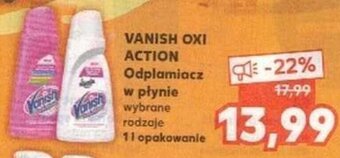 Kaufland Vanish oxi action odplamiacz w płynie 1l oferta