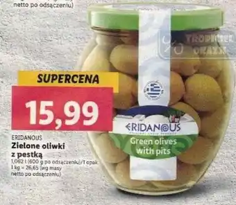 Lidl Eridanous Zielone oliwki z pestką 1,062 L oferta