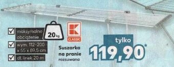 Kaufland Suszarka na pranie oferta