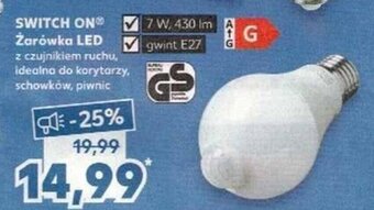 Kaufland Switch on żarówka led oferta