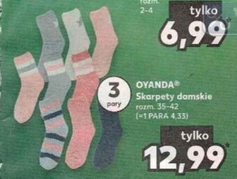 Kaufland Oyanda skarpety damskie oferta