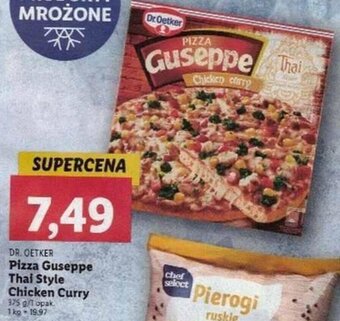 Lidl Dr. Oetker Pizza Guseppe Thai Style Chicken Curry 375 g oferta