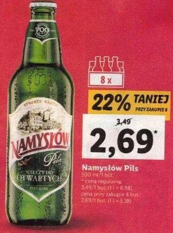 Lidl Namysłów Pils 500 ml oferta