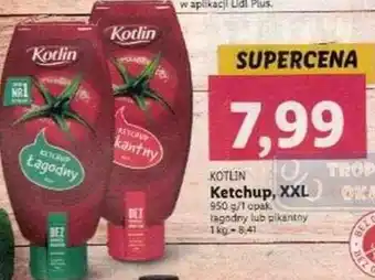 Lidl Kotlin Ketchup XXL 950 g oferta