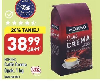ALDI Kawa moreno caffe crema oferta