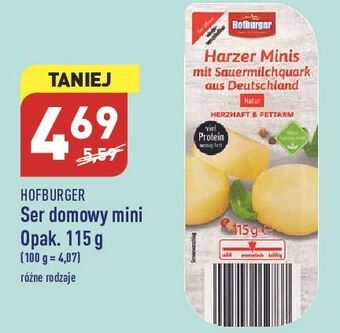 ALDI Ser domowy mini żółty hofburger oferta