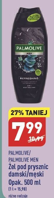 ALDI Żel pod prysznic refreshing palmolive for men oferta