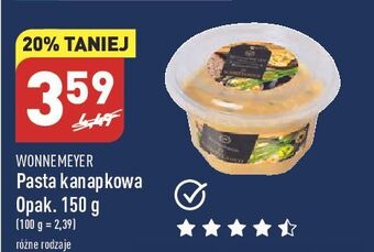 ALDI Pasta kanapkowa jajeczna ze szczypiorkiem wonnemeyer feinkost oferta