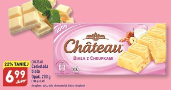 ALDI Czekolada biała z chrupkami chateau oferta
