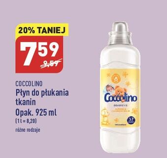 ALDI Płyn do płukania sensitive almond & cashmere coccolino oferta