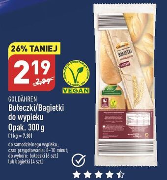 ALDI Bułeczki do wypieku goldahren oferta