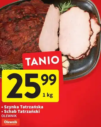 Intermarche olewnik  schab tatrzański oferta