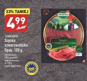 ALDI Szynka szwarcwaldzka tannenhof oferta