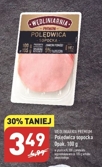 ALDI Polędwica sopocka wędliniarnia premium oferta