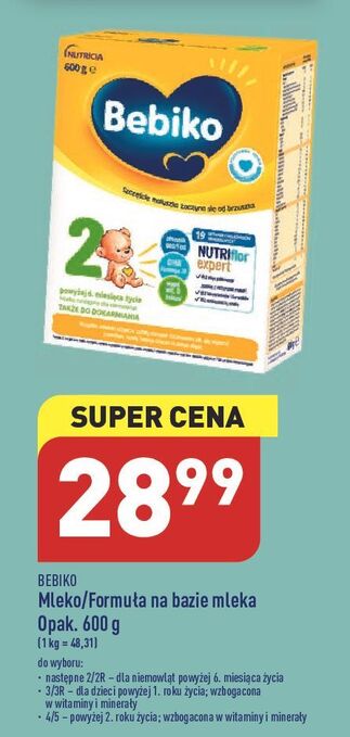 ALDI Mleko 2 bebiko oferta