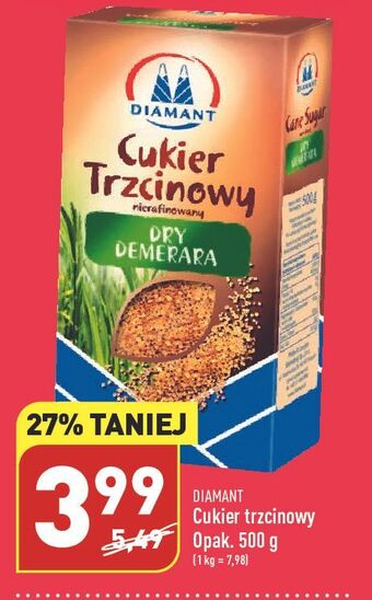 ALDI Cukier trzcinowy dry demerara diamant oferta