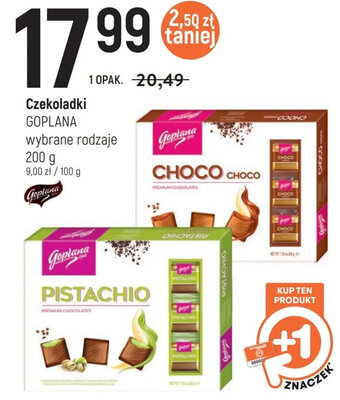 Intermarche goplana czekoladki 200g oferta