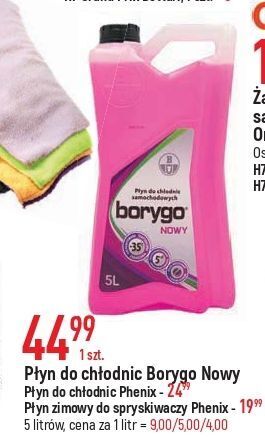 E.Leclerc Płyn do chłodnic różowy borygo oferta