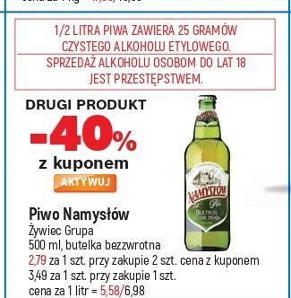 E.Leclerc Piwo namysłów pils oferta