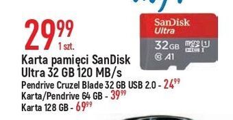 E.Leclerc Pendrive cruzer 64 gb sandisk oferta