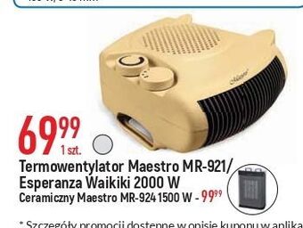 E.Leclerc Termowentylator mr-924 maestro oferta