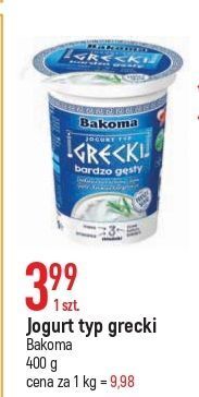 E.Leclerc Jogurt naturalny typu greckiego bakoma oferta