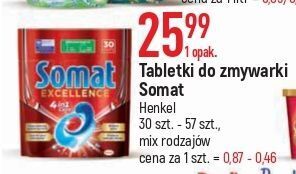 E.Leclerc Tabletki do zmywarki somat excellence 4in1 oferta