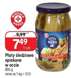 E.Leclerc Płaty śledziowe smażone w zalewie wiodąca marka ronde des mers oferta