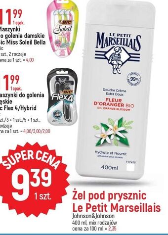 E.Leclerc Żel pod prysznic kwiat pomarańczy le petit marseillais oferta