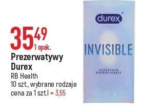 E.Leclerc Prezerwatywy supercienkie durex invisible oferta