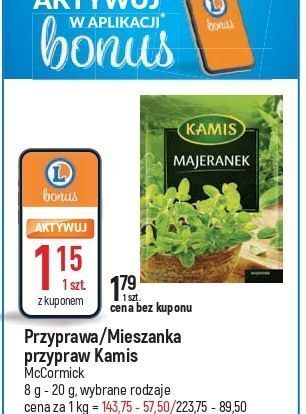 E.Leclerc Przyprawa do kurczaka złocista kamis oferta