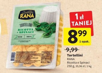 Intermarche Tortellini z serem ricotta i szpinakiem giovanni rana oferta