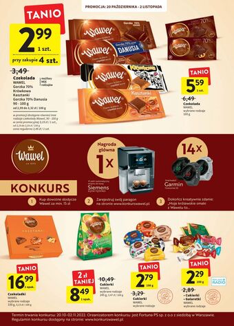 Intermarche Czekolada wawel kasztanki oferta