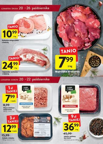 Intermarche Szponder wołowy z kością oferta