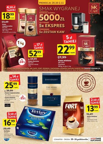 Intermarche Kawa mk cafe premium gold oferta