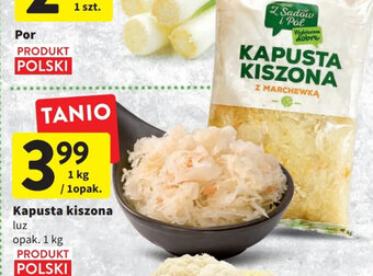 Intermarche z sadów i pól kapusta kiszona luz 1kg oferta