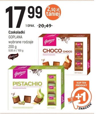 Intermarche Czekoladki pistachio goplana oferta