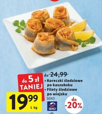 Intermarche Koreczki śledziowe kaszubskie seko oferta