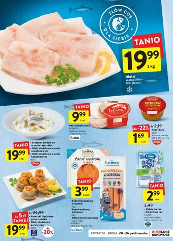 Intermarche Filety śledziowe w sosie koperkowym dega oferta